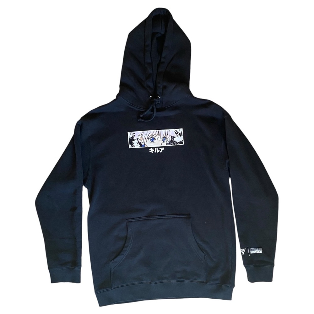 HYPLAND DISCORD HXH Killua Eyes Hoodie Black Size M